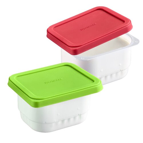 Westmark Set mit 2 Silikondeckeln, 10,5 x 8,5 cm