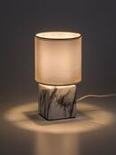 Rabalux 74069 stolní lampa Nalisa, hranatá, bílá