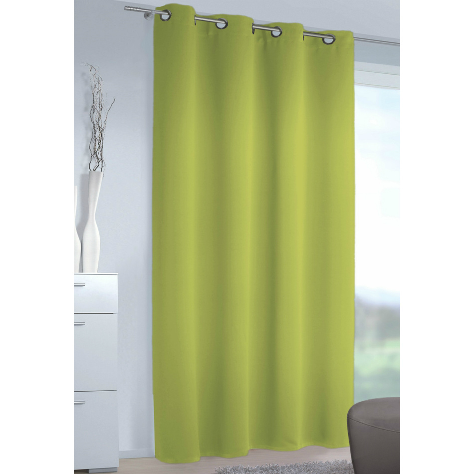 Draperie blackout Mia verde, 140 x 245 cm