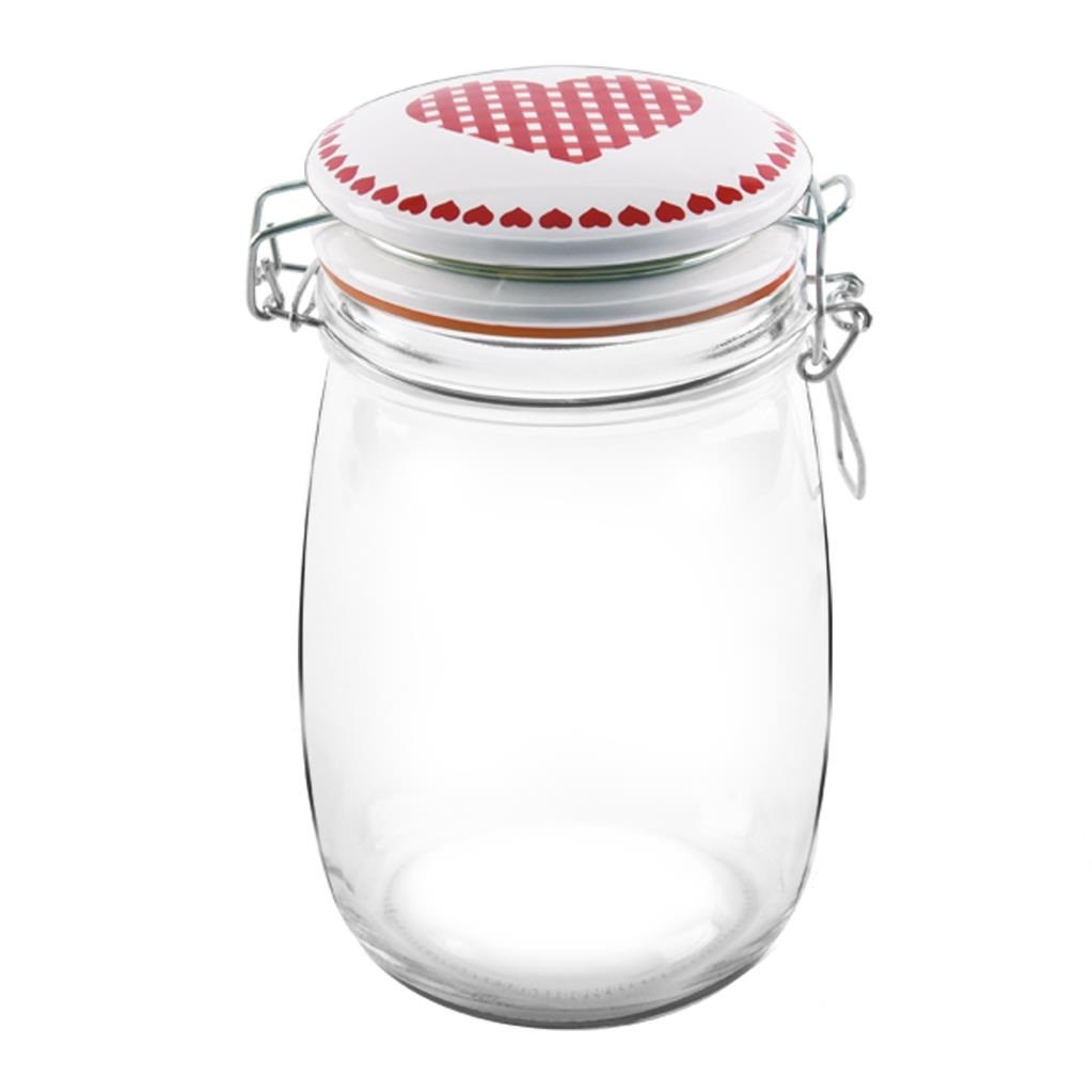 Orion Sklenená dóza Love, 1 l, 1 l