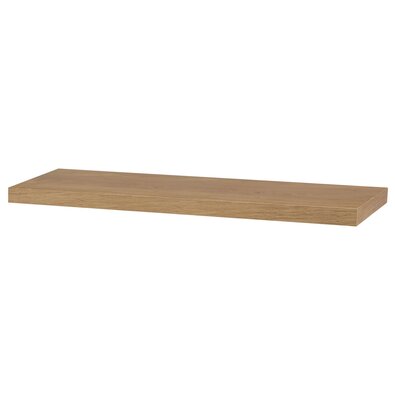 Stenska polica naravni hrast, 80 x 24 x 4 cm