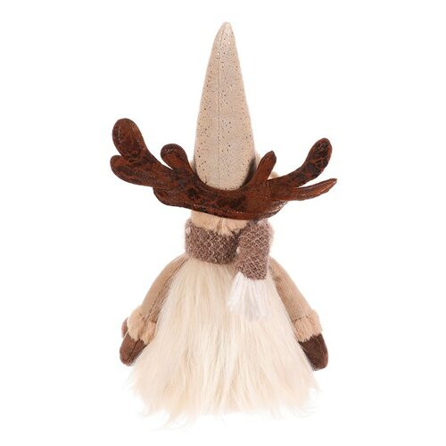 Decorațiune de Crăciun Ren, înălțime 32 cm, așezat, bej/maro