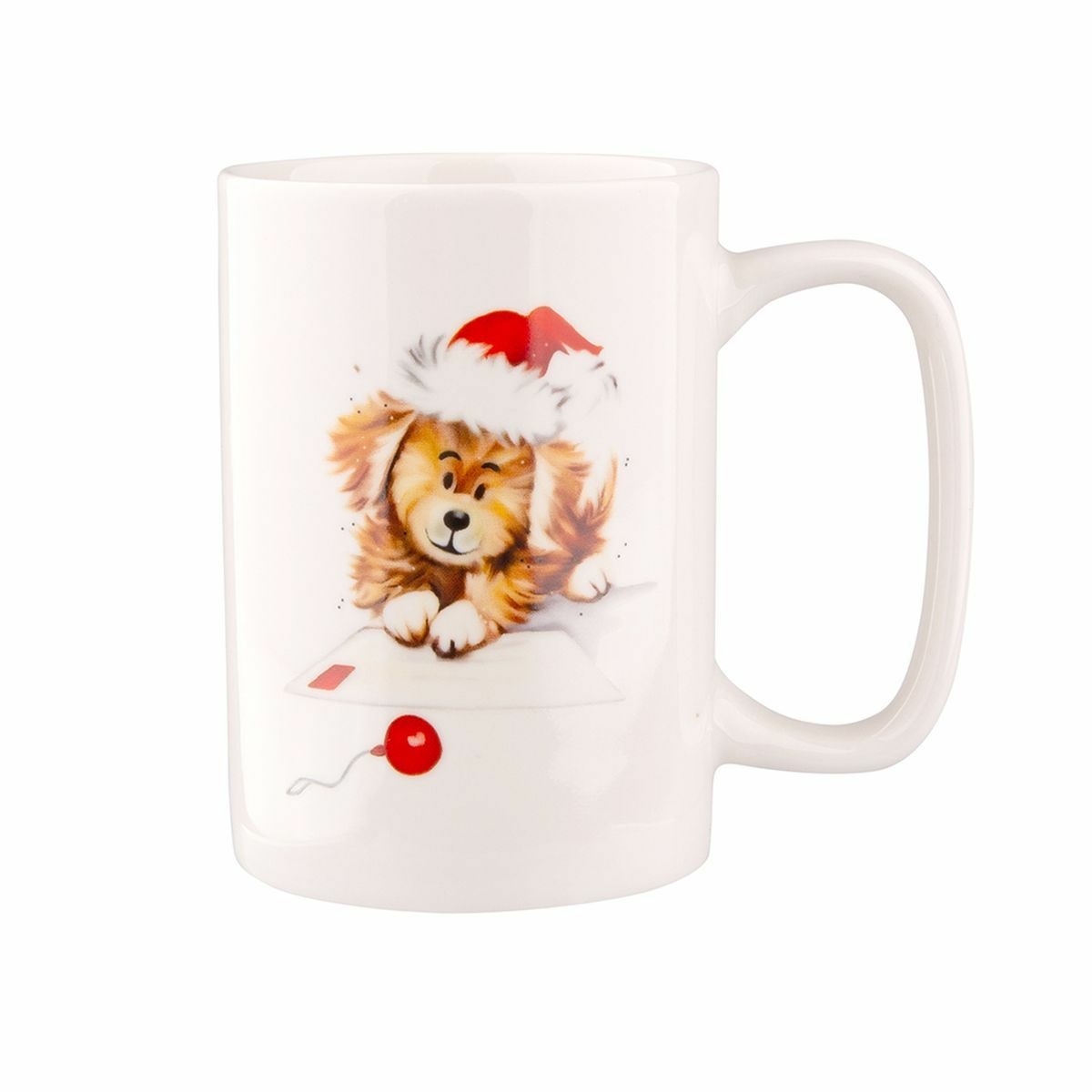 Altom Xmas Dog D porcelán bögre , 300 ml akciós termékkép 1
