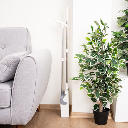 4Home Miotła ze śmietniczką na drążku Leniuch