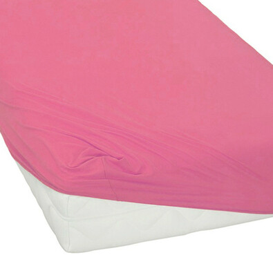 BedTex jersey prostěradlo růžová, 90 x 200 cm