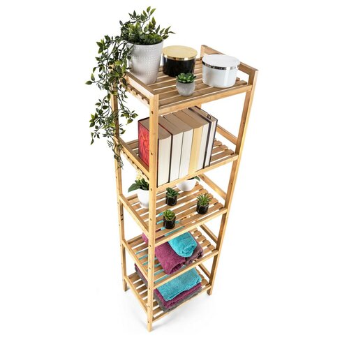 G21 Regał bambusowy, 5 półek