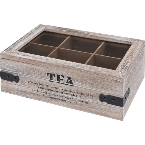 Pudełko na herbatę Tea, 24 x 16 x 9 cm