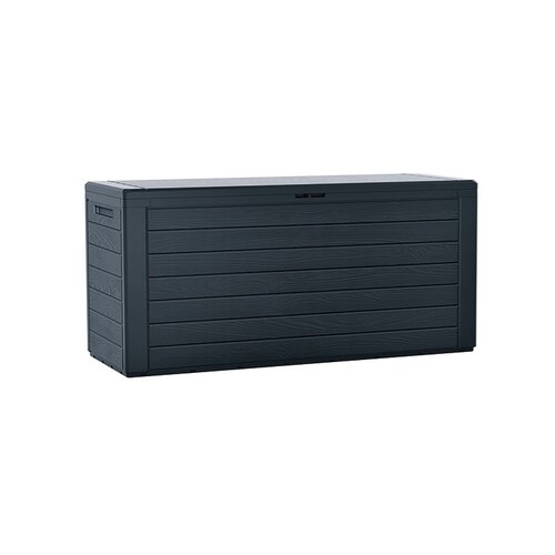 Ladă de depozitare pentru grădină Woodebox ,antracit, 280 l, 116 x 55 x 44 cm