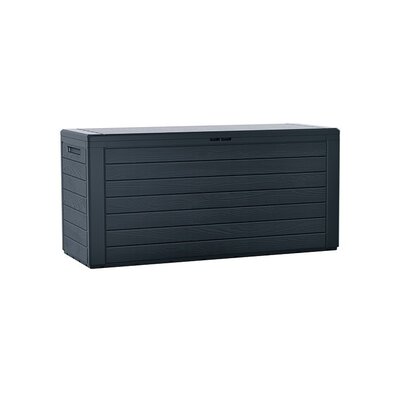 Gartenbox Woodebox Anthrazit, 280 l, 116 x 55 x 44 cm