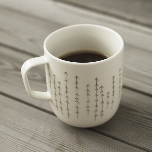 Kubek Sarjaton Metsä 360 ml, biały