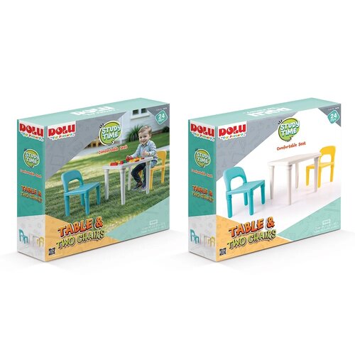 Dolu Detský záhradný set stôl a 2 stoličky
