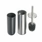 SAPHO XS300 X-Steel X-Steel függö/álló WC-kefe fekete, csiszolt rozsdamentes acélból