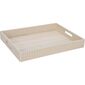 Set de tăvi de servire Stripes bej, 2 buc