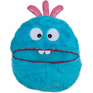 Plüsch-Kissen Zippy Friends, Blau, 30 x 9 cm