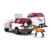 Schleich 42704 Veterinar mobil cu remorcă