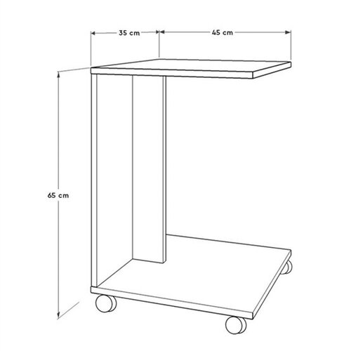 Odkladací stolík Still Walnut