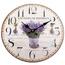 Wanduhr Lavendel aus Bonnieux, 34 cm
