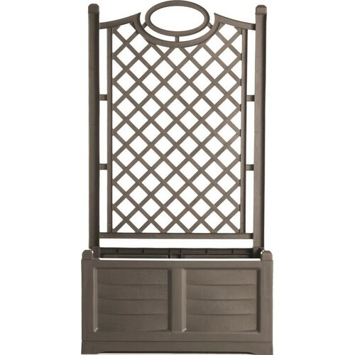 Jardinieră cu volum mare și suport ornamental Bama Separe capuccino, 80 x 150 x 42,5 cm