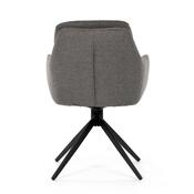 Sada jídelních židlí s vratným mechanismem DCH-P3174 GREY2, 2 ks