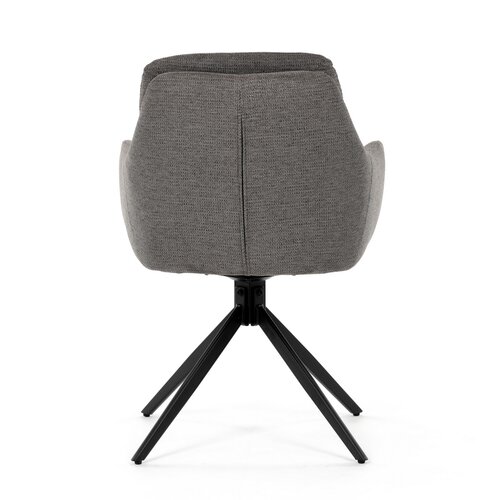 Étkezőszék-készlet visszahúzható mechanizmussalDCH-P3174 GREY2, 2 db