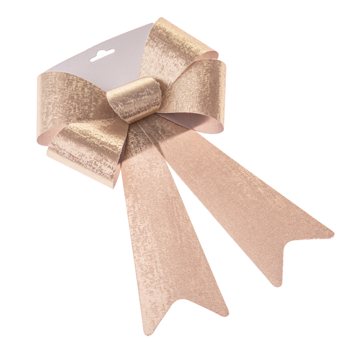 Wstążka świąteczna 23 x 38 cm, champagne, 23 cm