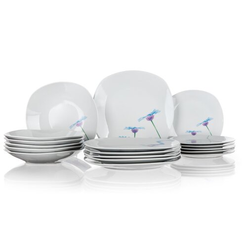 Banquet 18-delni jedilni servis Blue Daisy