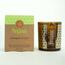 Organska kadilna sveča Lemongrass &amp; Spice 200g v steklenem kozarcu z zlato folijo