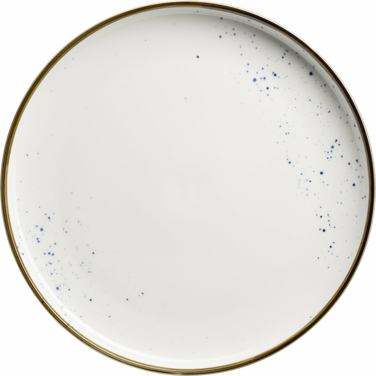 Product detail of Mäser Mělký talíř Pintar White modré tečky 27 cm