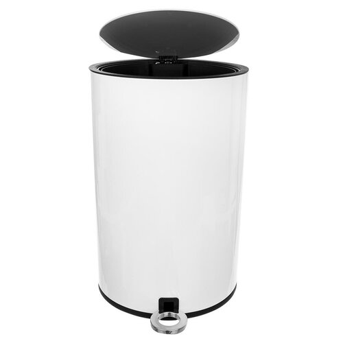 Orion Pedal odpadni koš WHITE, 3 l