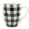 Florina porcelanska skodelica winter glam grid,340 ml