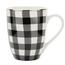 Florina porcelanska skodelica winter glam grid,340 ml