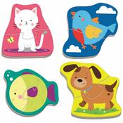 Trefl Baby puzzle Zvieratá, 8 dielikov