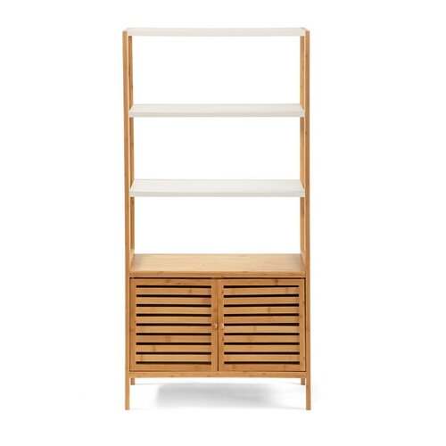 Koupelnový regál WABISABI HIDE NORDIC 4, bambusový