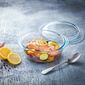 Pyrex Sklenená zapekacia misa s vekom okrúhla 3 l
