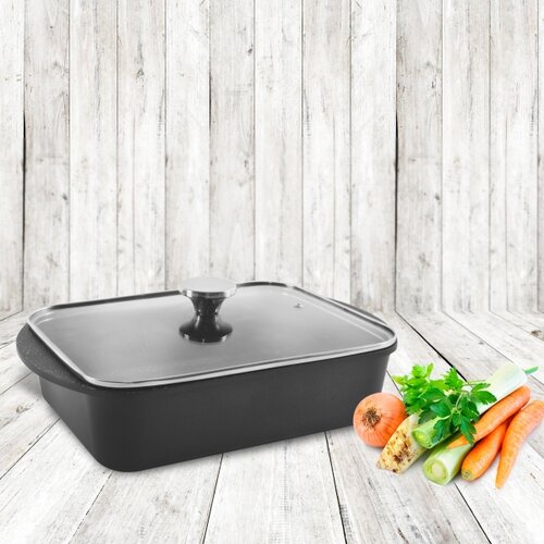 Orion Tepsi üveg fedővel Grande, 35 x 22,5 cm, S termék 2. képe