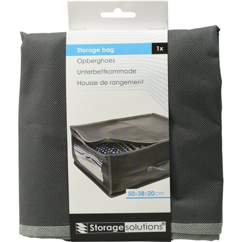 Storage Solutions Pokrowiec na koc 50 x 38 x 20 cm, ciemnoszary