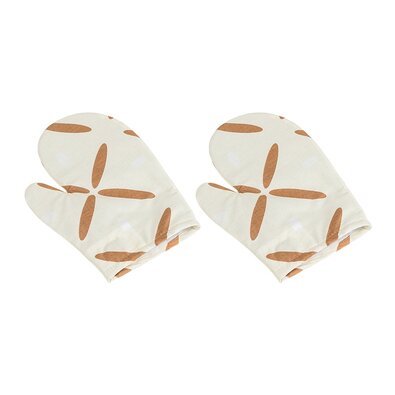 Bellatex Кухонна рукавичка Хрестики коричнева, 28x 18 см, 2 шт.