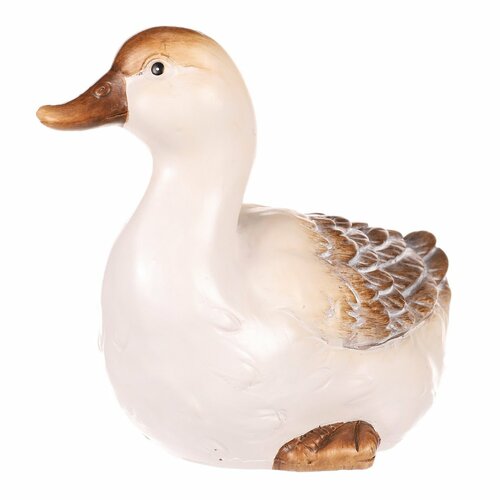 Vrtna dekoracija Kachna, 17 x 10 x 17 cm, keramika