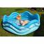 Alcott Napihljiv bazen za pse, 121,9 x 40,6 x 121,9 cm, modra