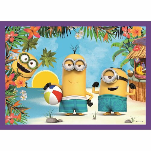 Trefl Пазл Нікчемний я 3 У світі Посіпак, 4 в 1; 35, 48, 54, 70 деталей