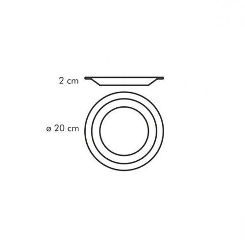 Obrázok Tescoma Dezertný tanier GUSTITO 20cm, 6ks (386320.00)