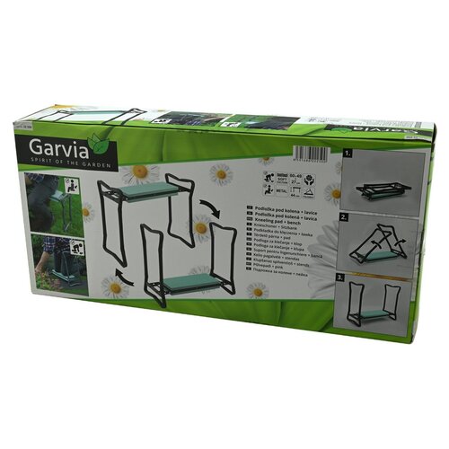 Garvia Kerti pad + térdeplő 60 x 27 x 49 cm