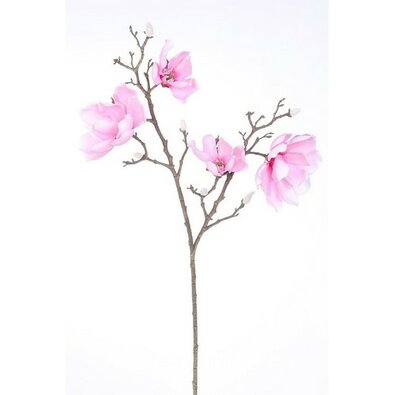 Umetna cvetlica Magnolija svetlo roza, 86 cm