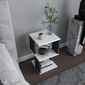 Приліжковий столик Carter White Anthracite
