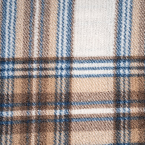 Плед fleece коричнево-білий, 150 x 200 см