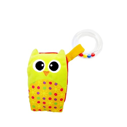 Baby Mobil plyšový Sova s melódiou a hrkálkou