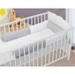 Bellatex Crib Mantinet cilindru Polka dots gri,240 cm