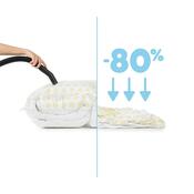 Compactor vakuum vrečka za shranjevanje Compress LVanilka 100 l, 70 x 100 cm