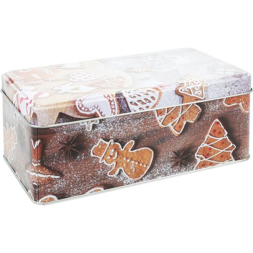 Zestaw 3 blaszanych pudełek świątecznych Cookies