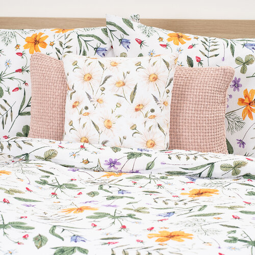 4Homet Wildflower Bliss krepp ágyneműhuza, 140 x 200 cm, 70 x 90 cm